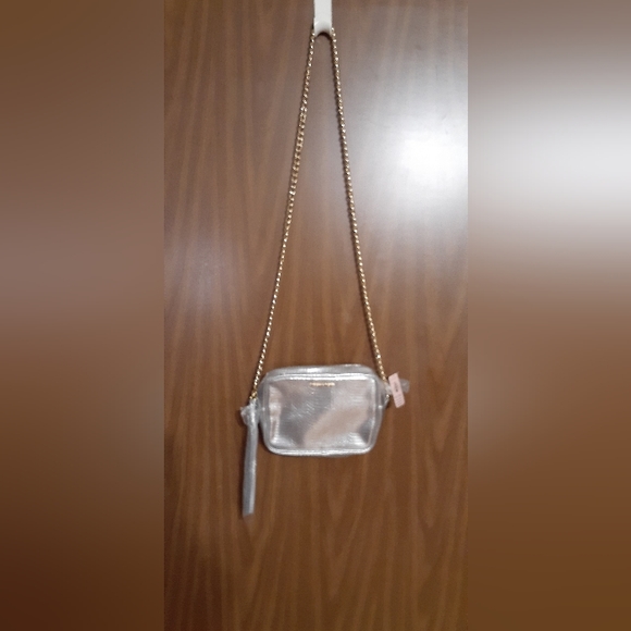 New with tags silver Victoria secret bag - Picture 2 of 3